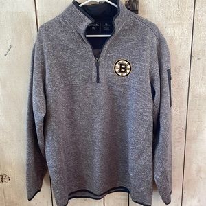 Bruins Antigua quarter-zip pullover